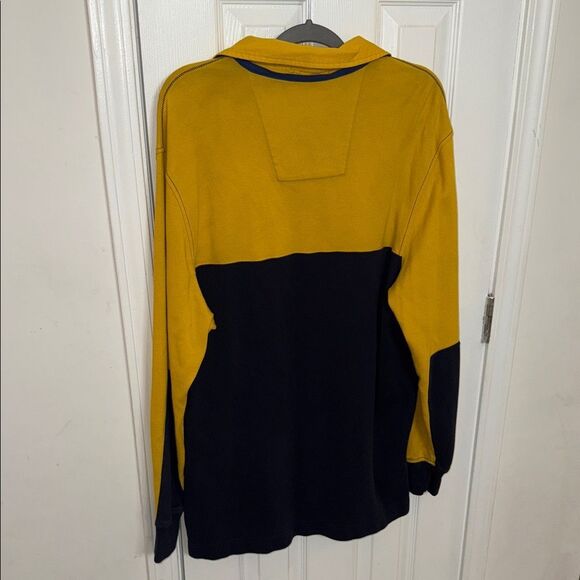 Nautica Men's Yellow blue  Striped Shirt - Picture 7 of 13